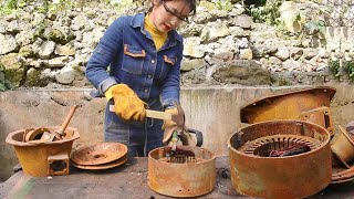 修复-被拆成一堆零件的发电机！我花了2天，修旧如新  How to repair an abandoned generator? One follower took it apart. | 林果儿