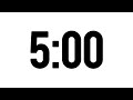 5 Minute Countdown Timer (Minimal)