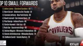 NBA 2k16 Ratings - Top 10 Small Forwards