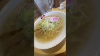 高崎市　清仁軒　塩ラーメン　手打ち麺