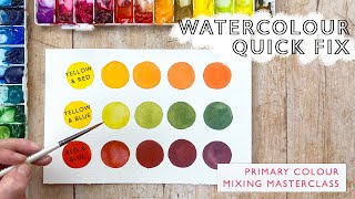 Primary Colour Watercolour Mixing Masterclass