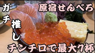 【原宿せんべろ】チンチロで最大7杯！最高のサーモン丼とせんべろのお店【熊だ】