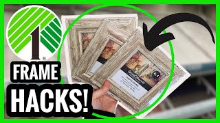 🤯 YOU WON'T BELIEVE WHAT I MADE USING DOLLAR TREE FRAMES | $1 DIY FRAME HACKS TO TRY NOW!