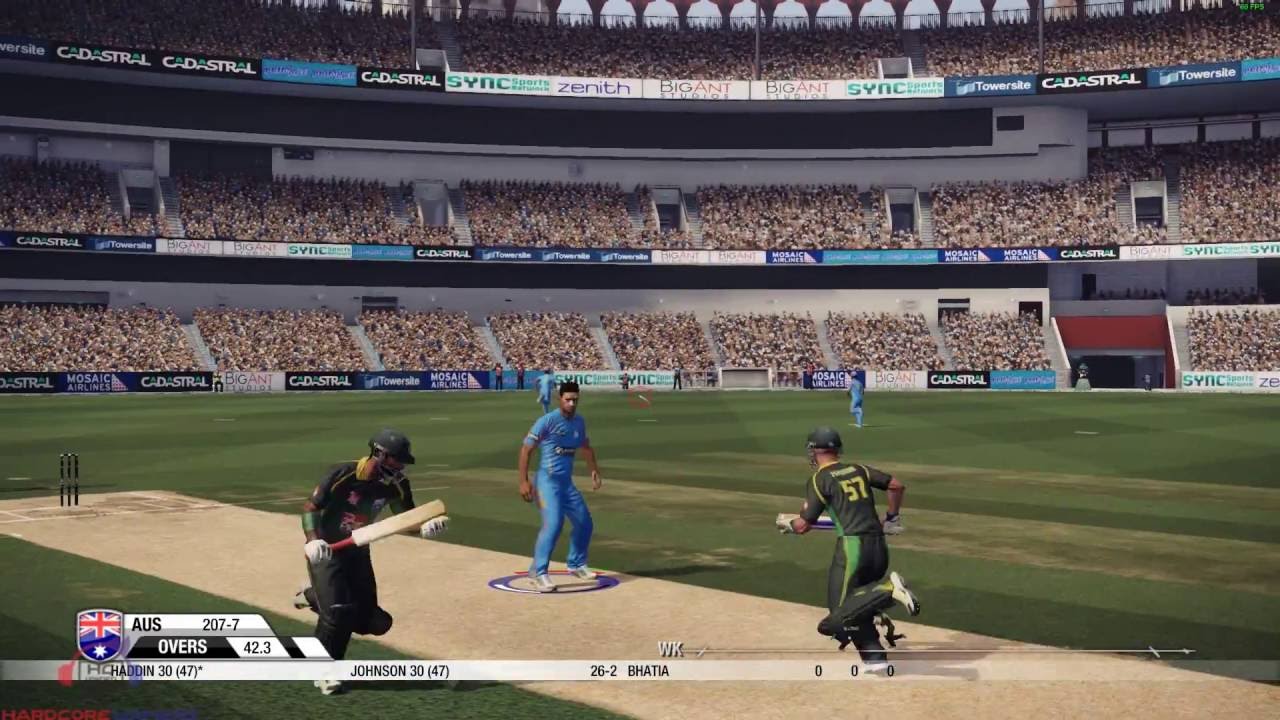 Don Bradman Cricket 14 PC Gameplay | India Vs Australia | ODI | Two ...