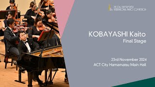 KOBAYASHI Kaito   Final Stage, the 12th Hamamatsu International Piano Competition