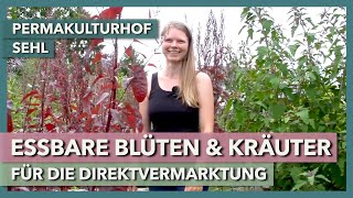 Essbare Blüten \u0026 Kräuter im Market Garden | Permakulturhof Sehl | Rundgang 3