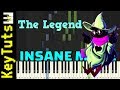 The Legend from Deltarune - Insane Mode [Piano Tutorial] (Synthesia)