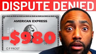 Amex Platinum SCAM Lost $980 | Lesson Learned