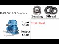 premium gear box u 600 gearbox bearing u0026 oilseal details 6 inch premium worm and wheel gearbox