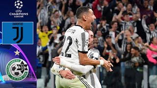 Juventus vs Maccabi Haifa 3-1 | Extended Match Highlights | UEFA Champions League