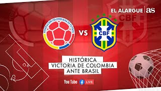 Histórica victoria de Colombia ante Brasil