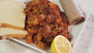 Ethiopian Food አሳ ጉላሽ አሰራር | How To Cook Ethiopian Fish Tilapia Goulash (Asa Goulash)