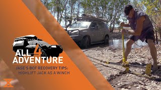 Jase's BCF Recovery Tips: Highlift Jack as a Winch ► All 4 Adventure TV