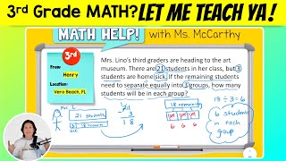 3rd | Two-Step Word Problems | Math Help with Ms. McCarthy