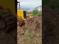 Bulldozer pushes the soil in action. #Bulldozer #dumptruck #excavator