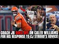 Coach JB GOES OFF On Caleb Williams For His Response To CJ Stroud's Advice!