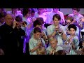 James Morrison playing trumpet with 100 kids - long version