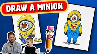 How To Draw Minion | Art for Kids | Tutorial step by step