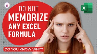 DONT MEMORIZE ANY EXCEL FORMULA