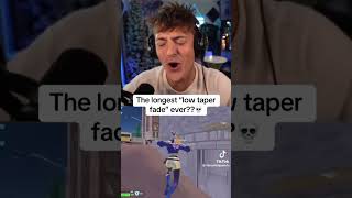 The longest low taper fade ever!!!???😂😱🙀🤣