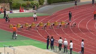 2019関西インカレ 女子100m準決勝3組 田上