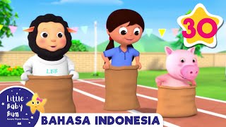 Ayo Berolahraga, Semakin Sehat | Kartun & Lagu Anak Populer | Little Baby Bum Bahasa Indonesia