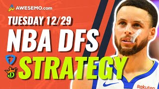NBA DFS PICKS: DRAFTKINGS & FANDUEL DAILY FANTASY BASKETBALL STRATEGY | TUESDAY 12/29