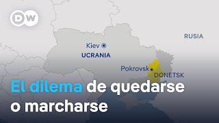 Ucrania: el avance de las tropas rusas fuerza a los civiles a evacuar la ciudad de Pokrovsk