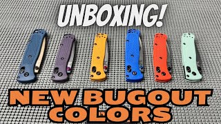 UNBOXING ~ New Benchmade Bugout Colors! 535TN-10 \u0026 535TN-11