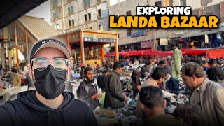 Exploring LANDA BAZAAR \u0026 ORANGE LINE METRO TRAIN In Lahore