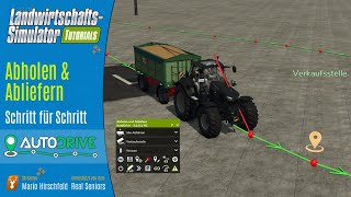 AutoDrive Tutorial #2 🚚 Abholen \u0026 Abliefern + Streckenausbau leicht gemacht! | LS25 Mod