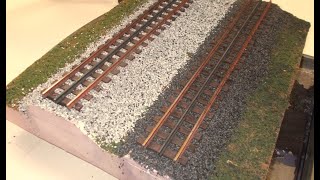 An O-scale ballast experiment