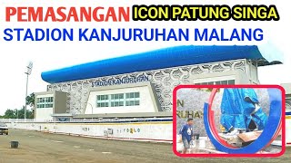 EKSKLUSIF, PELETAKAN ICON PATUNG SINGA STADION KANJURUHAN DAN MONUMEN@artisgagal5320