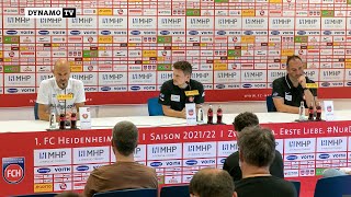 6. Spieltag | FCH - SGD | Pressekonferenz nach dem Spiel