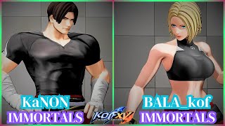 KOF XV🔥🕹️⚡️KaN0N🔥VS🔥BALA_kof⚡The Next Level Of KOF 15 Shatter Strike With Combos⚡🕹️🔥Rank Match⚡