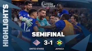 Highlights | United States vs Jamaica | 2023/24 Concacaf Nations LeagueSemifinal