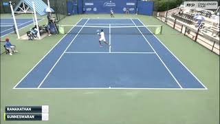 ATP CARY CHALLENGER QF - Ramkumar VS Prajnesh Highlights