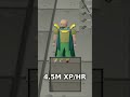 fastest xp hr in osrs