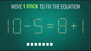 🧩 Ep:3 | Logic Lab | Can You Solve These Tricky Matchstick Math Puzzles?\