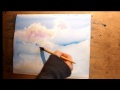 draw cloud watercolor 수채화로 구름그리기