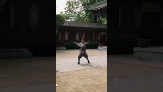 释小龙练三节棍