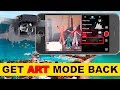 DJI MAVIC PRO - How to get ART Mode Back after 4.0 update