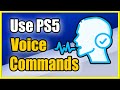 How to Use Voice Command on PS5 (Hey PlayStation!)