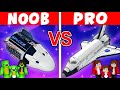 Mikey vs JJ Family - Noob vs Pro: NASA SpaceX Build Challenge in Minecraft