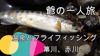 じじい旅。21年4月20日。温泉とフライフィッシング6泊7日の旅。栃木その2。箒川、赤川。