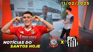 Globo Esporte SP | Notícias do Santos antes do clássico contra o Corinthians | 11/02/2025