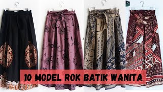 10 Model Rok Batik Wanita Terbaru