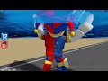 sonic barry team vs barry team in barry s prison run new scary obby roblox