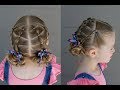 Perfect Summer Hairstyle: Bubble Braided Pigtail Buns | Q's Hairdos