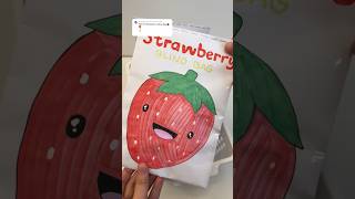 Strawberry blind bag 🍓 #asmr #blindbag #diy #papercraft #papersquishy #paperdiy #asmrunboxing